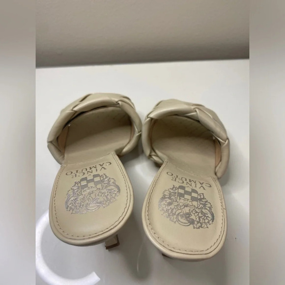 Vince Camuto Brelanie Heeled Mules // Bone - Picture 6 of 8